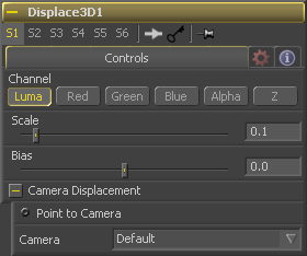 Image Plane displaced using vertical bars as reference.