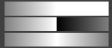 Gradients set to Once, Repeat and Ping Pong from top to bottom respectively.